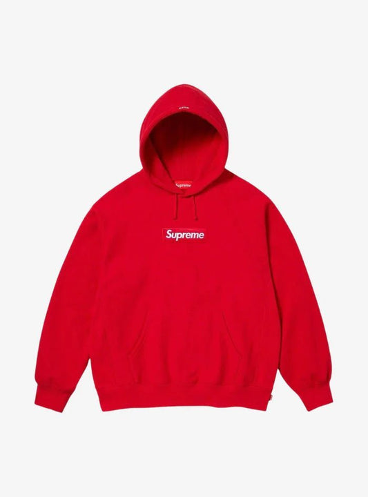 Felpa Supreme - Box Logo Hooded - Red - HubResell