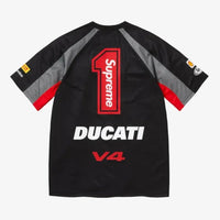 Maglietta Supreme / Ducati Soccer Jersey Nera - HubResell
