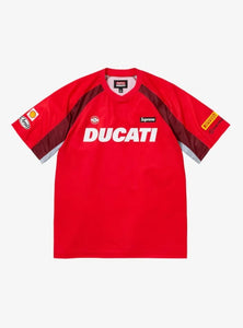 Maglietta Supreme /Ducati Soccer Jersey Red - HubResell.com - Streetwear e Sneakers Limitate