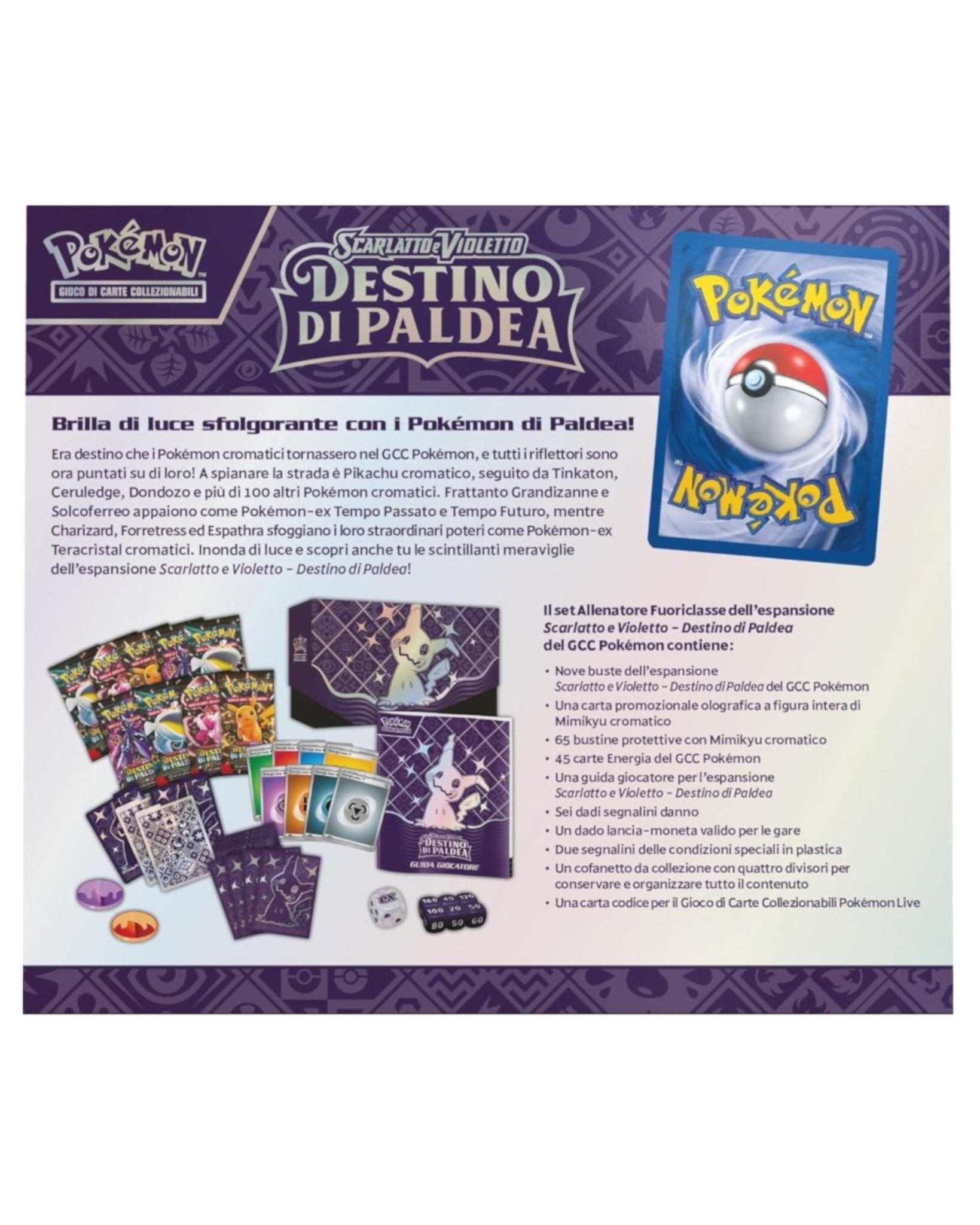 Pokémon - Set Allenatore Fuoriclasse Scarlatto e Violetto Destino di Paldea