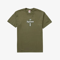Supreme T-Shirt Cross Box Logo Tee Light Verde oliva - HubResell