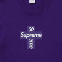 Supreme T-Shirt Cross Box Logo Tee Light Viola - HubResell
