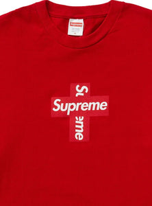  Supreme T-Shirt Cross Box Logo Rosso - HubResell