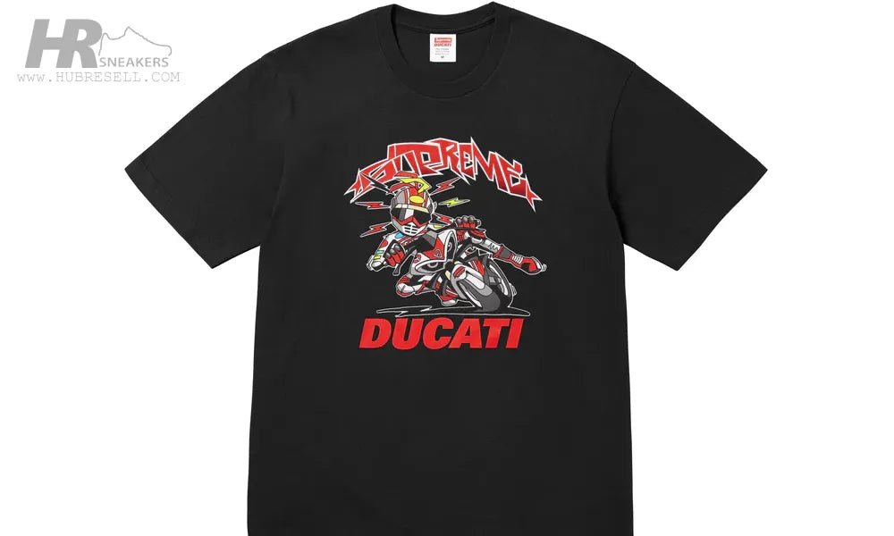 Maglietta Supreme Ducati Bike Tee - Black - HubResell