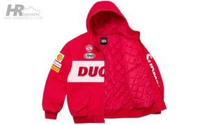 Supreme /Ducati Hooded Racing Jacket - Red - HubResell