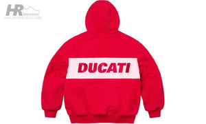 Supreme /Ducati Hooded Racing Jacket - Red - HubResell