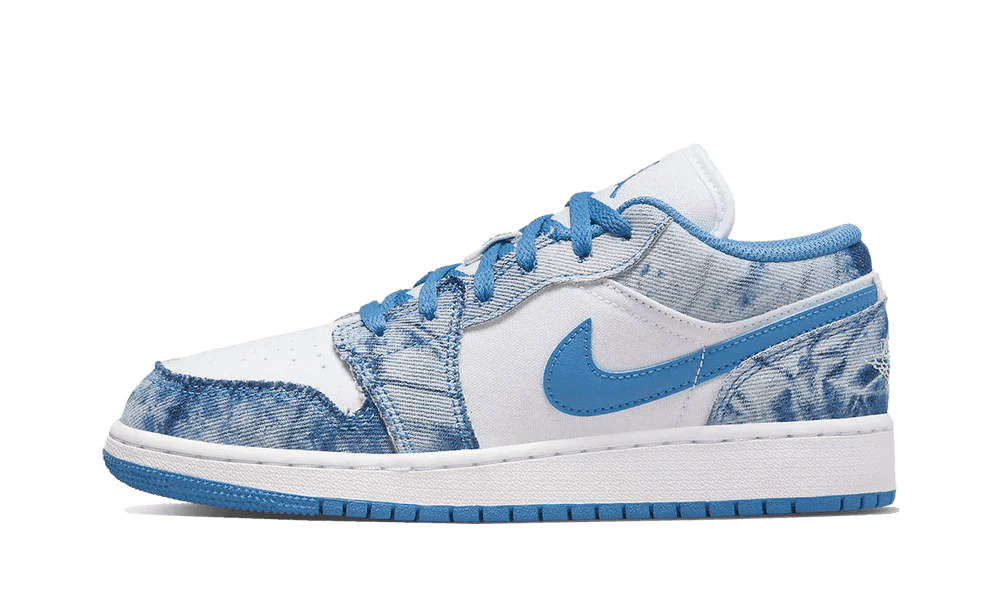 AIR JORDAN 1 LOW WASHED DENIM (GS) - HubResellsnikers