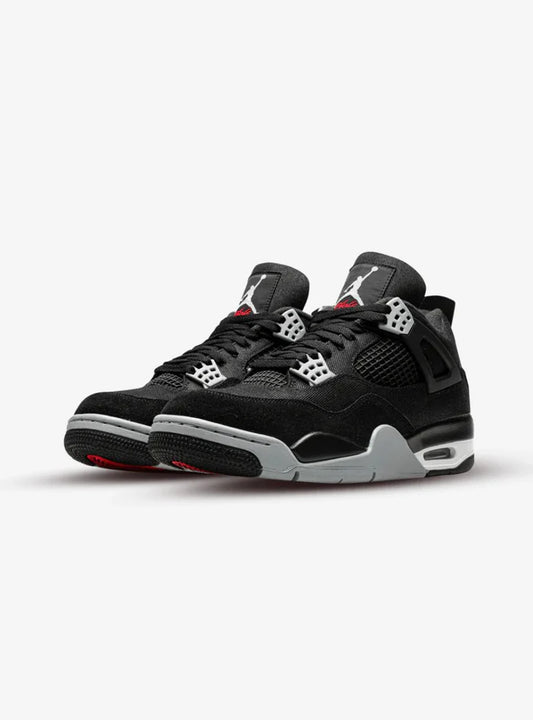 Air Jordan 4 Retro Black Canvas - HubResell