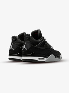 Air Jordan 4 Retro Black Canvas - HubReselljordan4lui