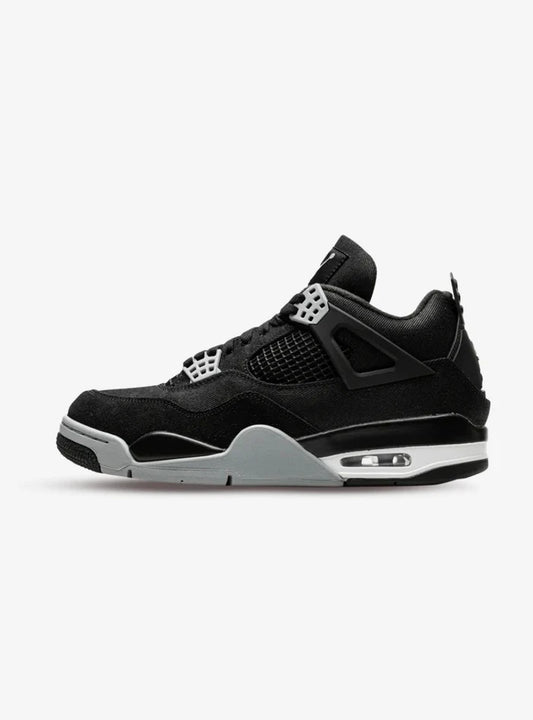 Air Jordan 4 Retro Black Canvas - HubReselljordan4lui