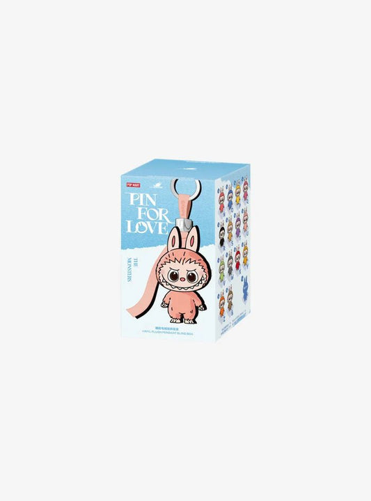 Pop Mart Labubu The Monsters Pin for Love Series Vinyl Plush Pendant (N - Z) (1 Blind Box)