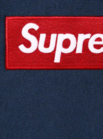 Supreme Box Logo Hooded Sweatshirt Heather Navy (FW24)