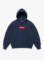 Supreme Box Logo Hooded Sweatshirt Heather Navy (FW24)