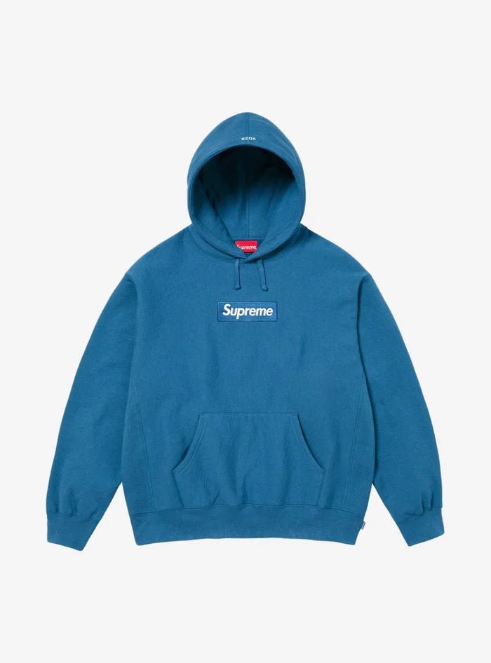 Felpa Supreme Box Logo Hooded - Blue - HubResell.com - Streetwear e Sneakers Limitate