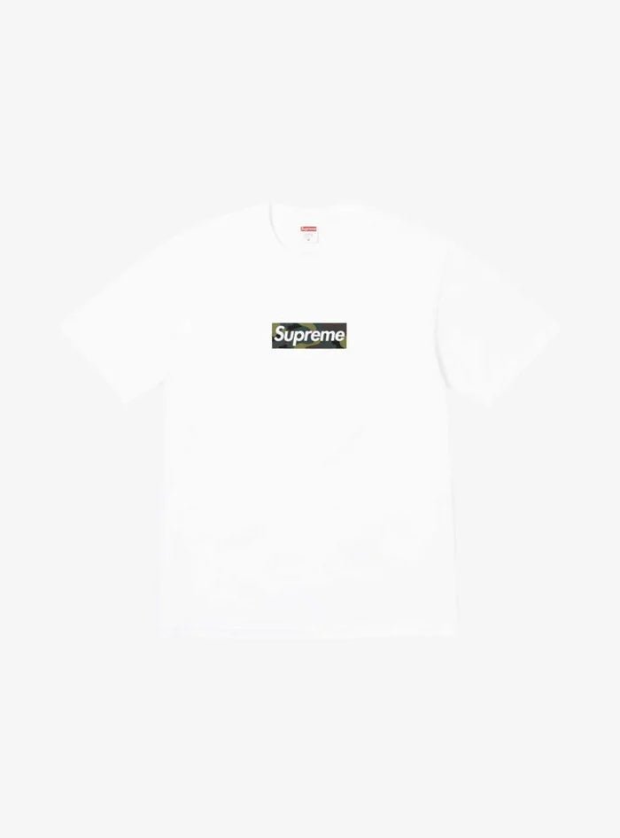 Supreme T-Shirt Box Logo Military White - HubResell.com - Streetwear e Sneakers Limitate