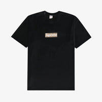 Supreme T-Shirt Burberry Box Logo Black