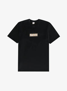 Supreme T-Shirt Burberry Box Logo Black - HubResell